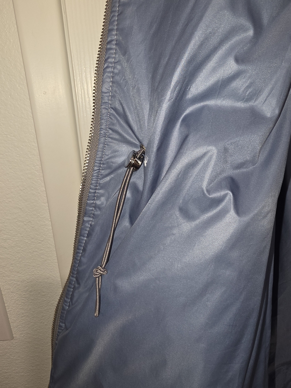 Kenneth Cole Quilted Waist-Defined Puffer Coat - Gray - Picture 5 of 6